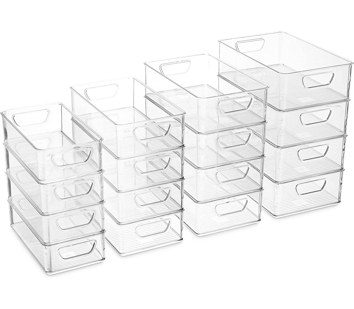 Daryla Refrigerator Food Storage Bins 16 set